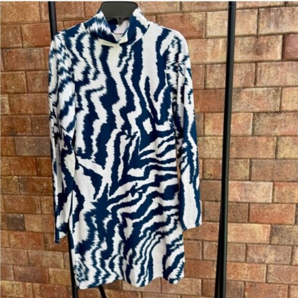 Zebra Print Mini Dress
